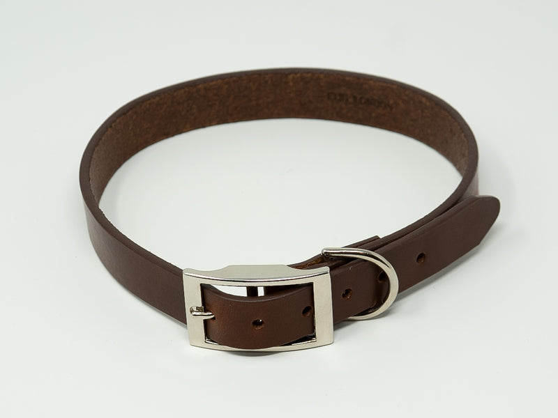 Premium leather Dog Collar 1.6cm Wide