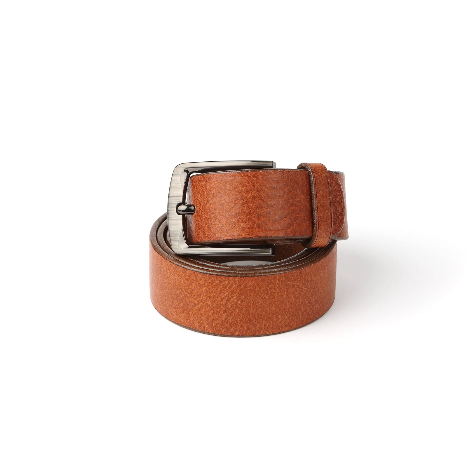 Beautiful brown leather belt EUC 112 Signature Leather Belt - Walnut - Brass main image 3