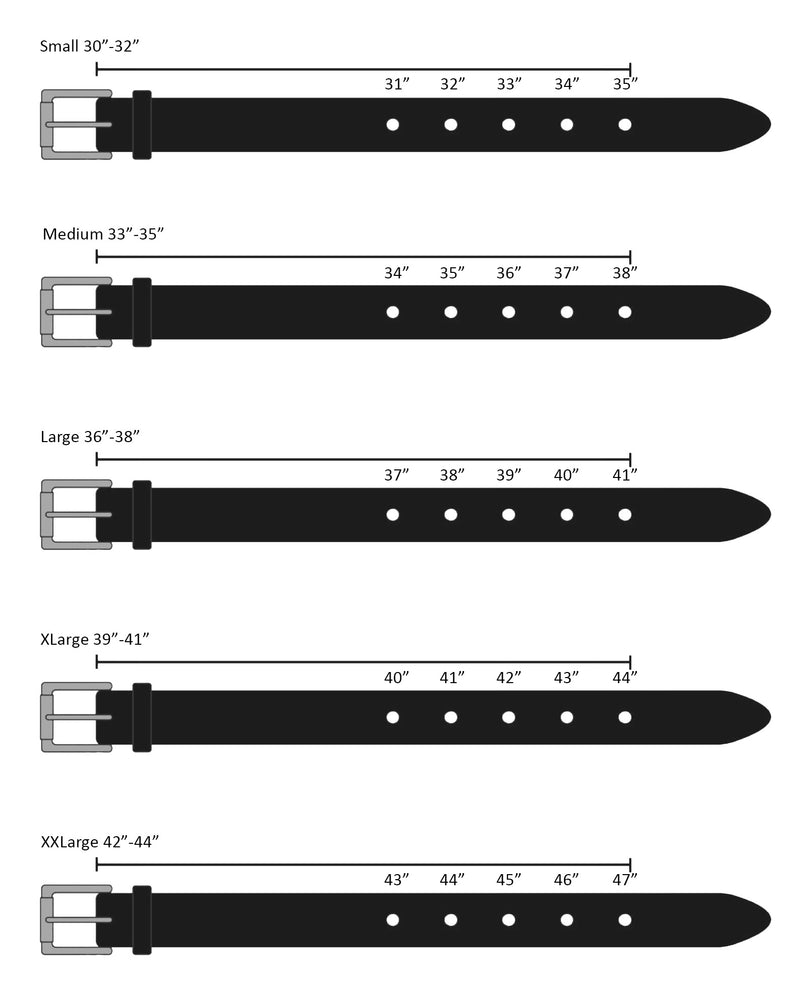 1.5" / 38mm wide Belt